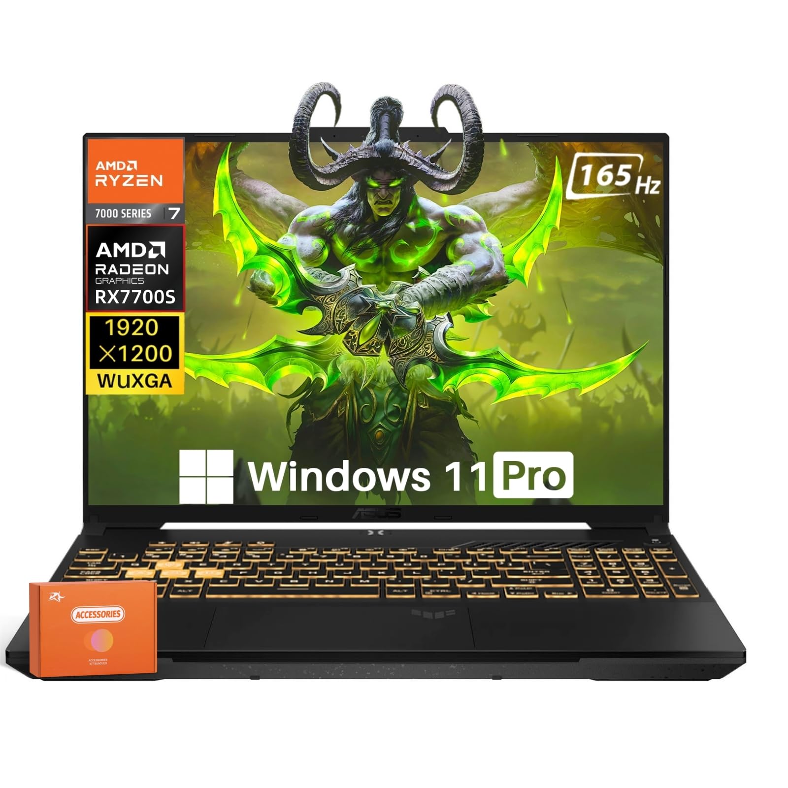 ASUS Laptop para jogos TUF A16, Radeon RX 7700S 8 GB (Beats RTX