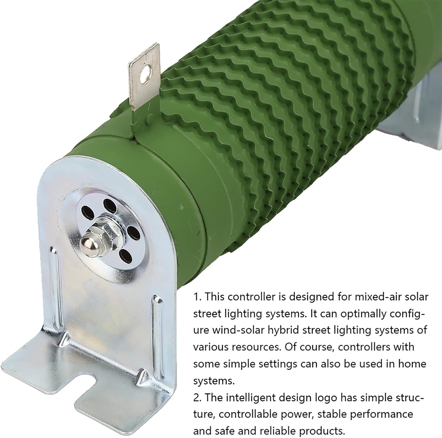 Wind Turbine Dump Load Controller,Dump Load Resistor, Mppt Wind Solar Hybrid Charge Controller Dump Load, Durable and Reliable, for Above 12/24v 800w Fan, Elect