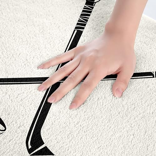 Miniatura 3 de Feelyou Tapetes de baño de hockey sobre hielo para niños y niñas, juegos de deportes sobre hielo, accesorios de baño, tapete de baño de jugador de