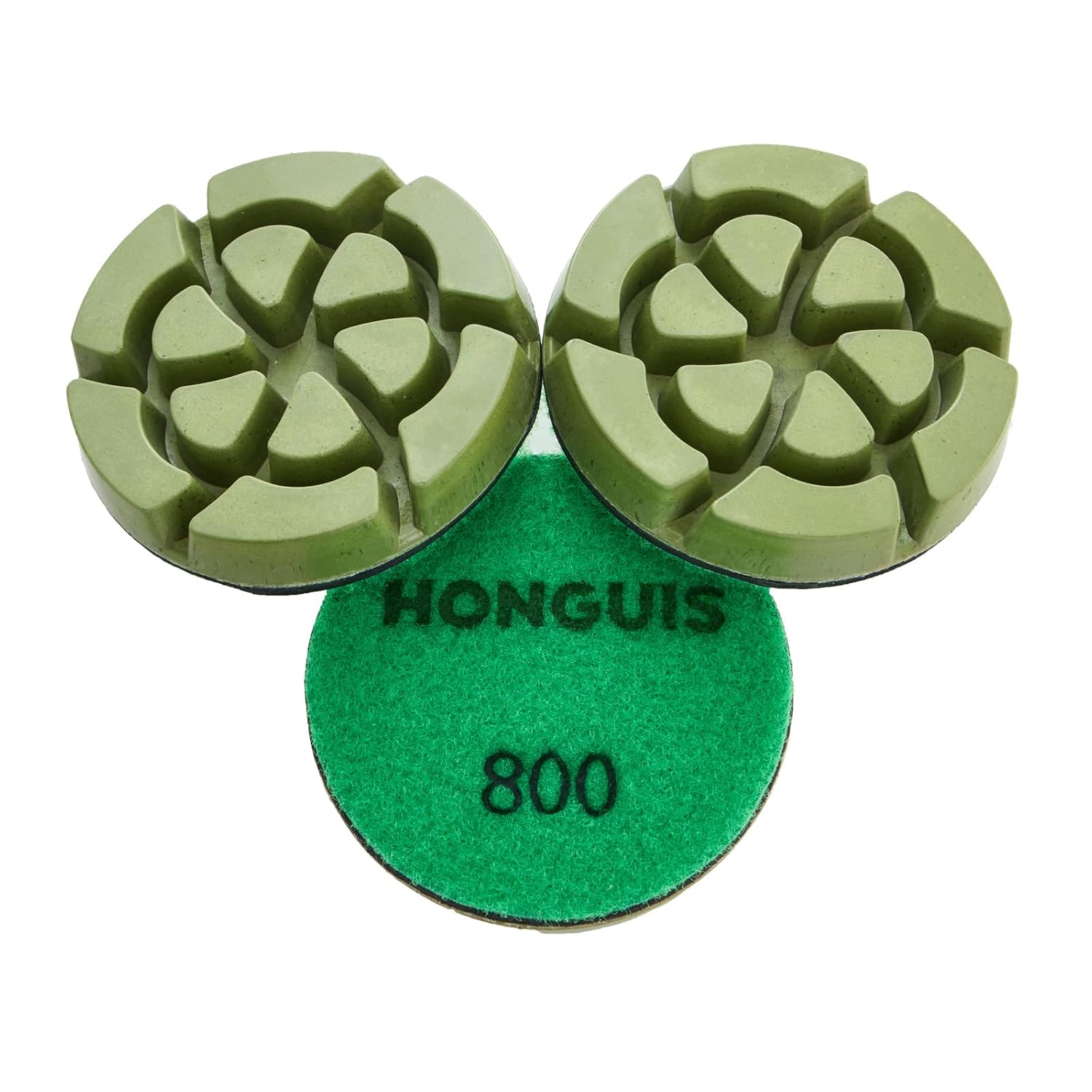 3 inch *12mm Diamond Floor Polishing Pucks,Grit 800 Set of 3,Concrete Sanding Disc,for Cement Rerrazzo Marble Granite Floor, Grit 800…