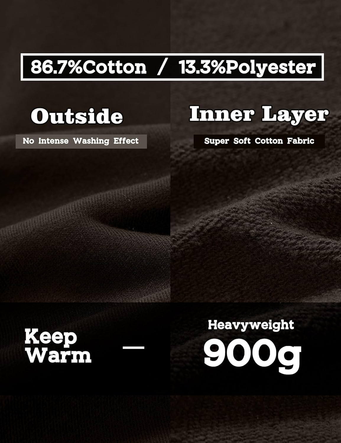 FAIABLE Mens Super Soft Oversized Hoodie Acid Wash Heavyweight Fashion Hoodies & Sweatshirts for Men Women Couples - Image 5