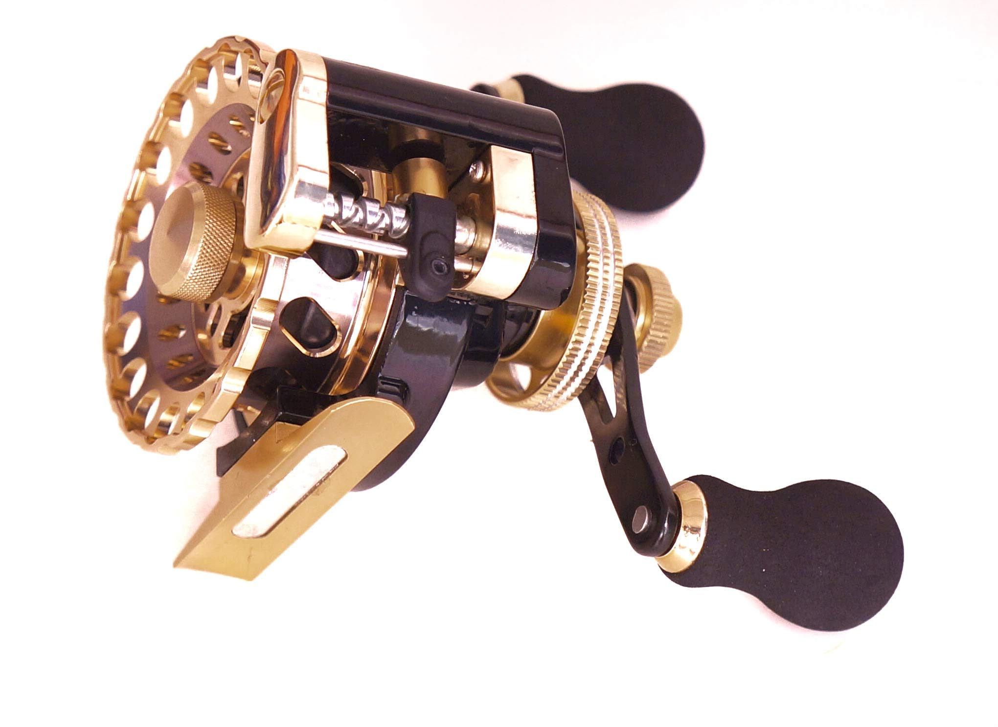 SportsInn Lightweight Gold Fly Fishing Reel Line Guide Reel 10+1 BB Right Handed 2.6:1 : Sports & Outdoors