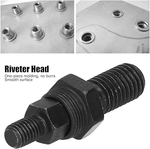 Miniatura 8 de Punta de herramienta de tuerca de remache M12, mandril de pistola de tuerca de remache y pieza de nariz, pieza de repuesto de punta de remache de