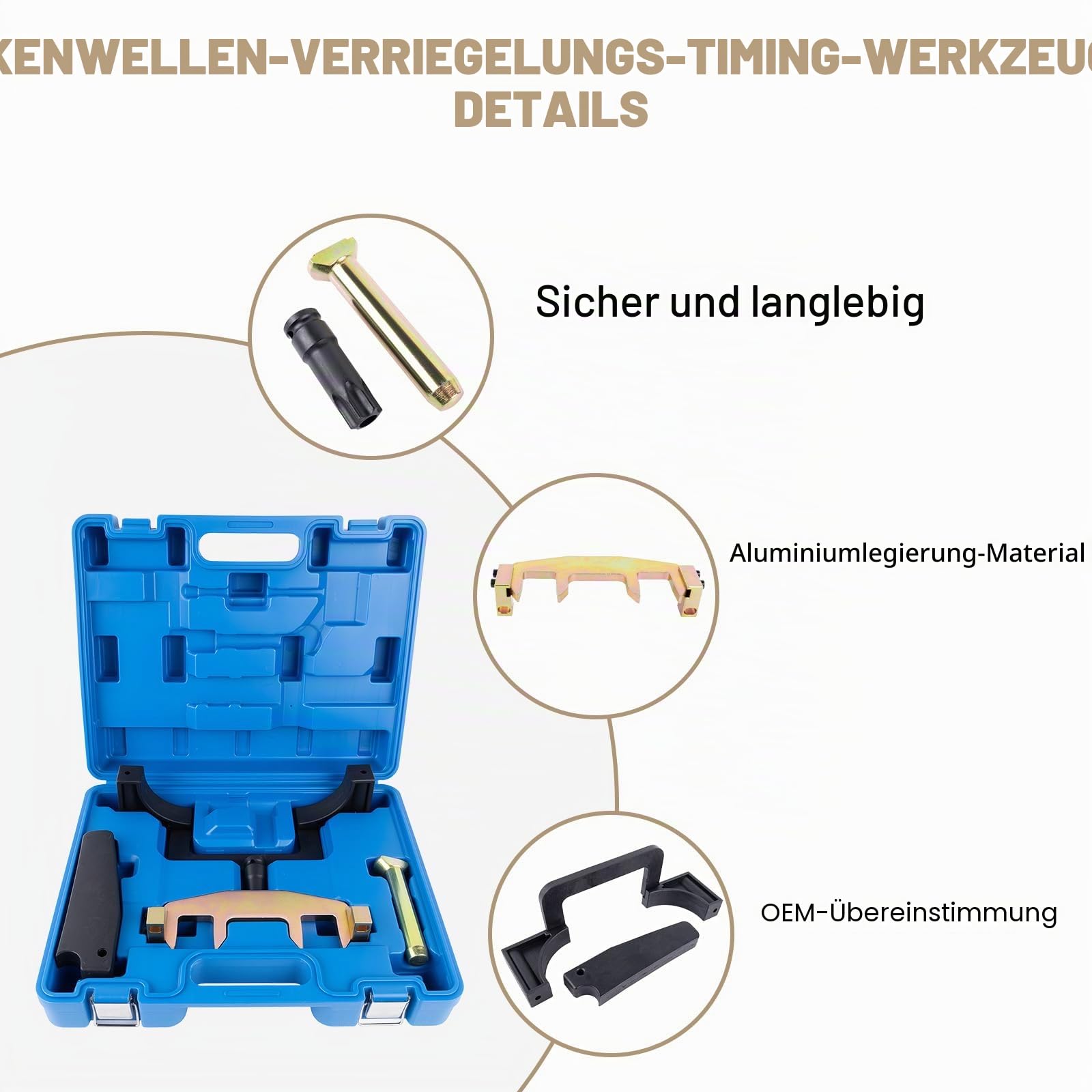 271589006100 - Motorrad-Steuerketten-Werkzeugsatz - Reparaturwerkzeugsatz für M271 C230 C180 E200 CLK SLK C207 W209