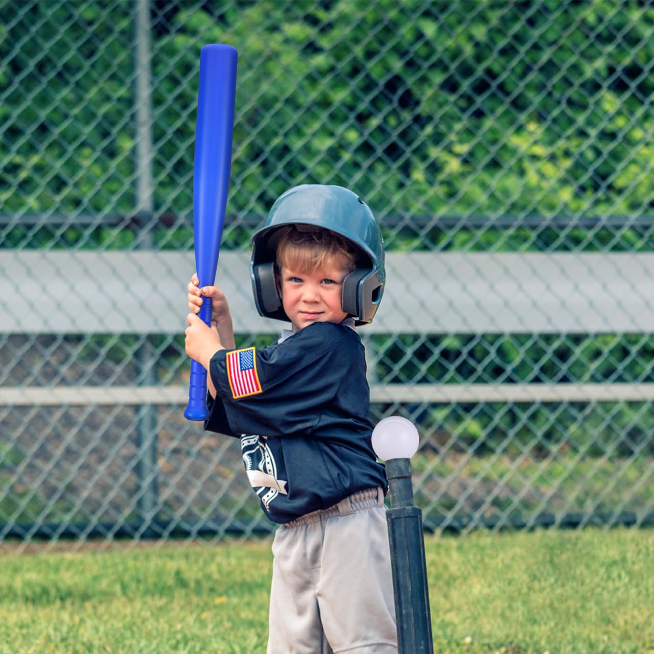 WOONEKY 6-Teiliges Kinder-Baseballset Mit 3 Baseballschlägern Und 3 Bällen Für Outdoor-Sport Und Eltern-Kind-Spiel Für Kleinkinder Zum Üben Und Spielen