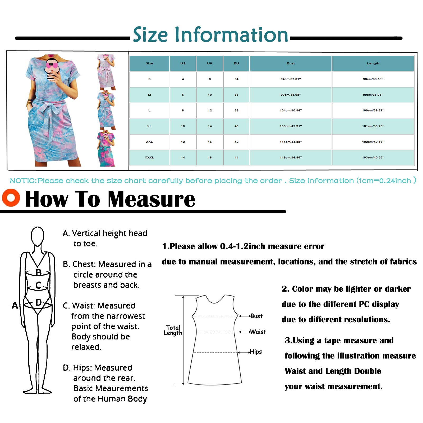 Vestido de Gala Vestidos de Verano para Mujer 2023 Manga de Verano Fiesta señoras Mujer Bolsillo Casual Vestidos de Verano para Mujer 2023