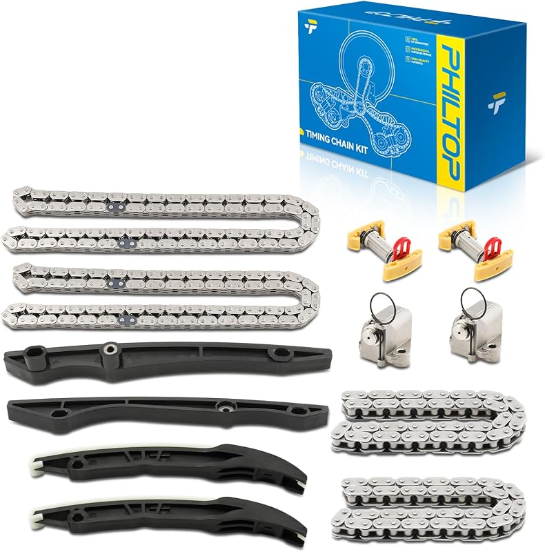 Kit de corrente de distribuição PHILTOP TK10840 para Ford Mustang e F-150 5.0L 2011-2015 – Conjunto