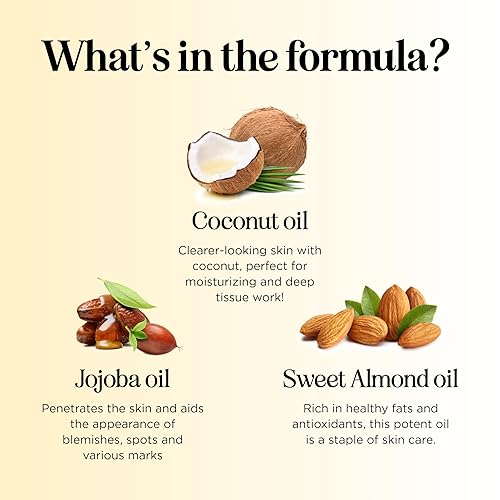 Miniatura 5 de Lujoso aceite de masaje de vainilla para parejas, aceites de masaje sensuales de vainilla dulce no grasosa de fácil deslizamiento para una cita