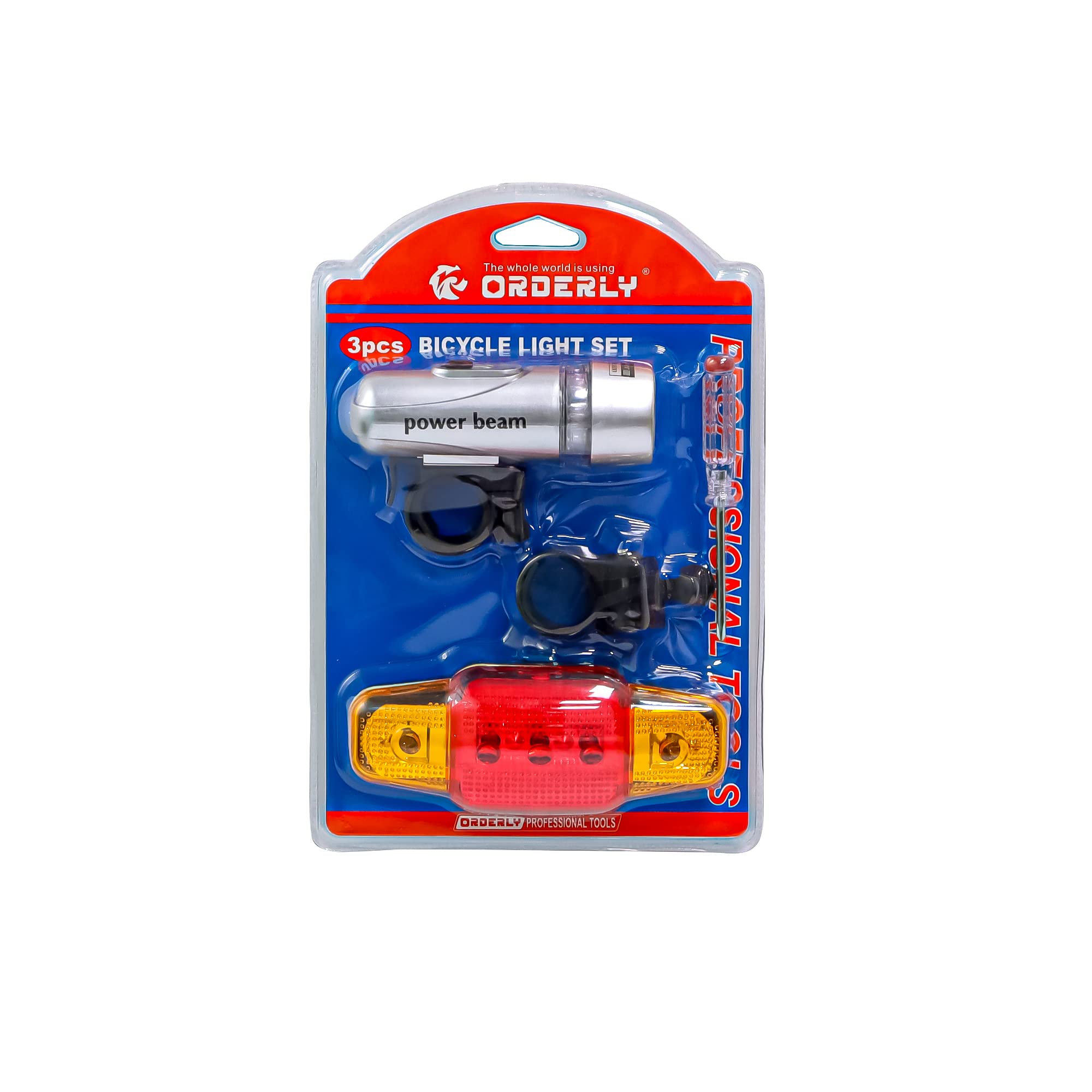 Winds TradingOrderly Super Bright Bike Light Set -3 Pieces