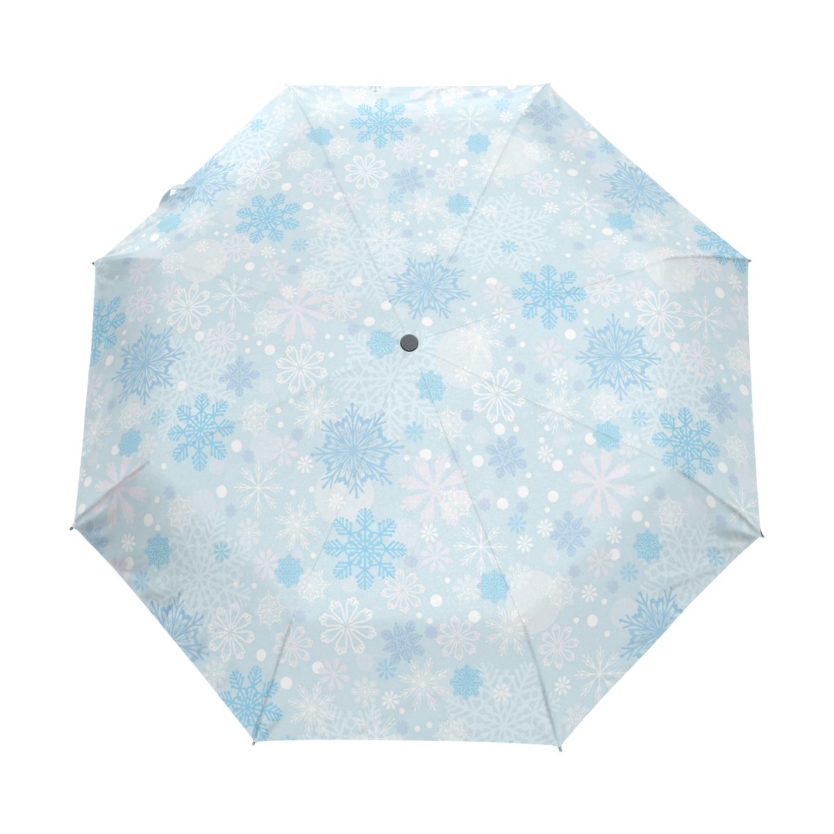 Amazon.co.jp: ミヤビヤ 自動開閉式 ジャンプ傘 雪柄 ゆき柄 雪の華柄