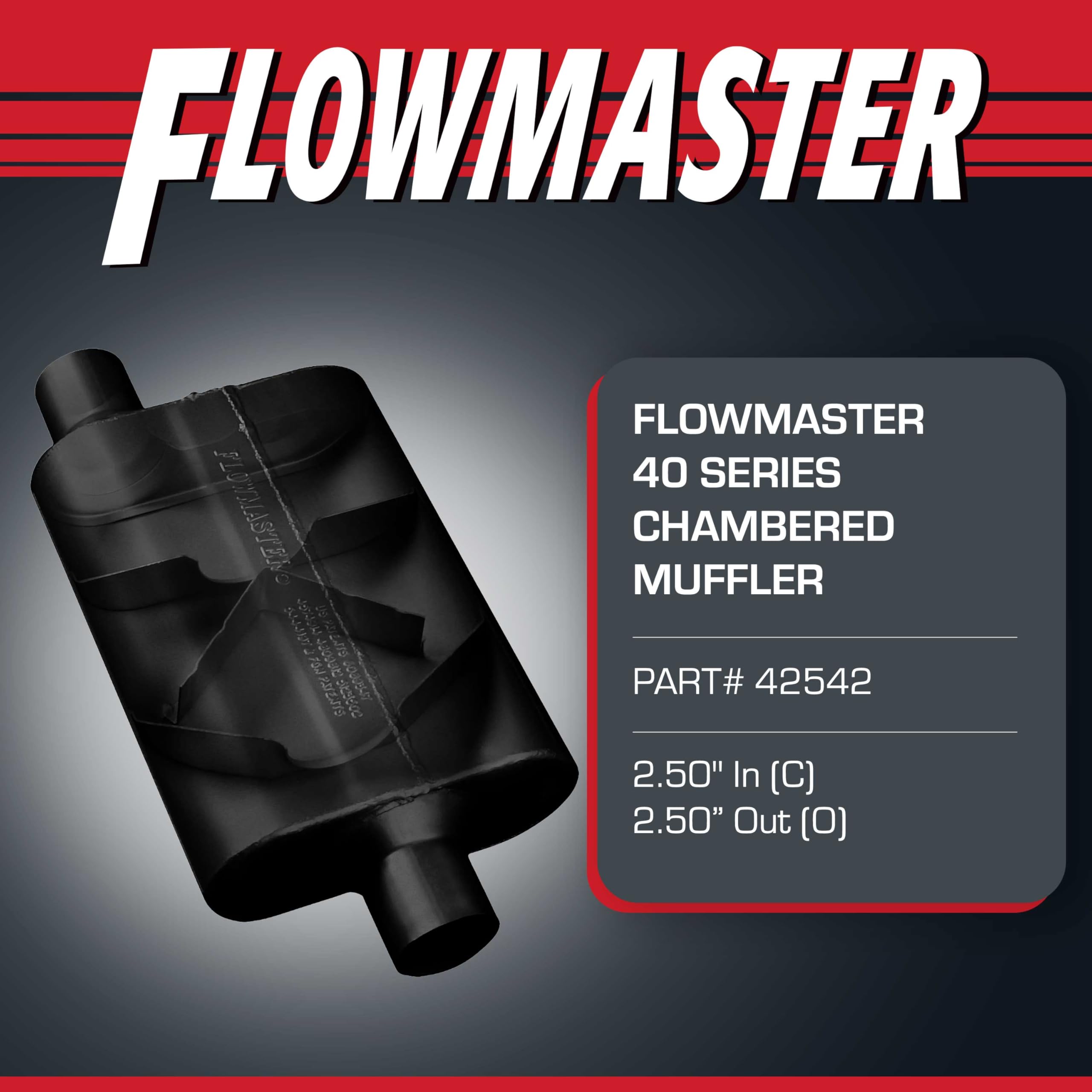 税込 FLOWMASTER フローマスター 42542 スーパー40シリーズ マフラー