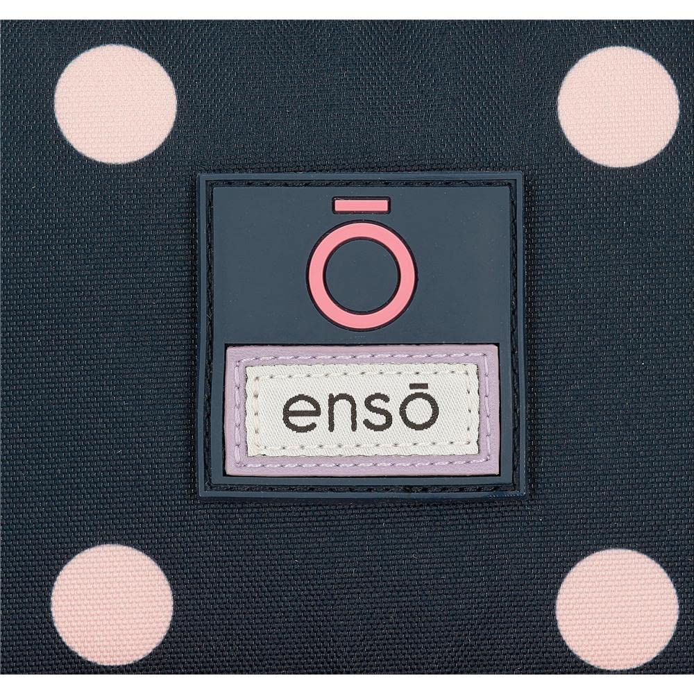 Enso Friends Together potrójne etui różowe 22 x 10 x 9 cm poliester, różowy, potrójne etui, różowy, Potrójne etui