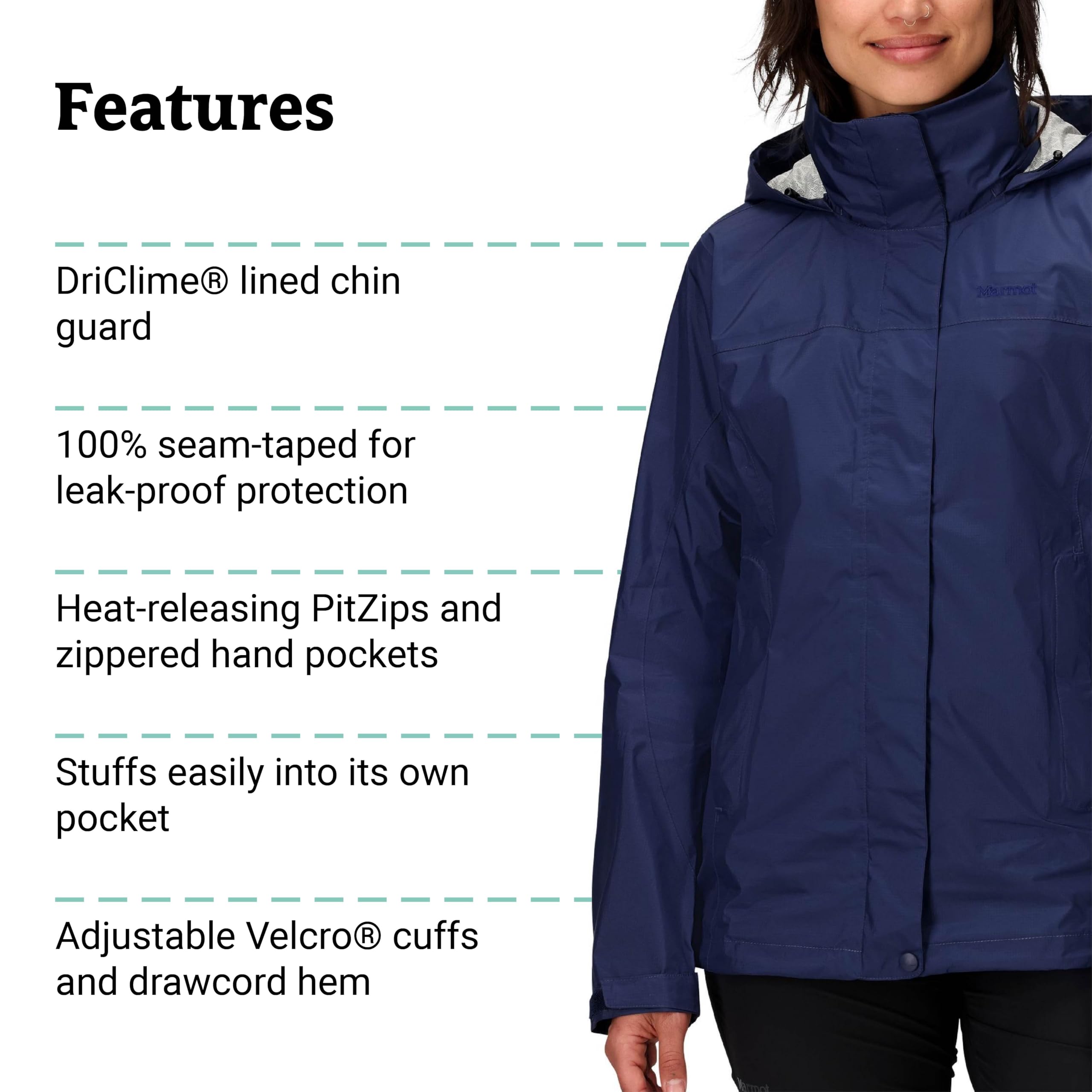 MARMOT Women's Precip Eco Jacket Chaqueta para Mujer