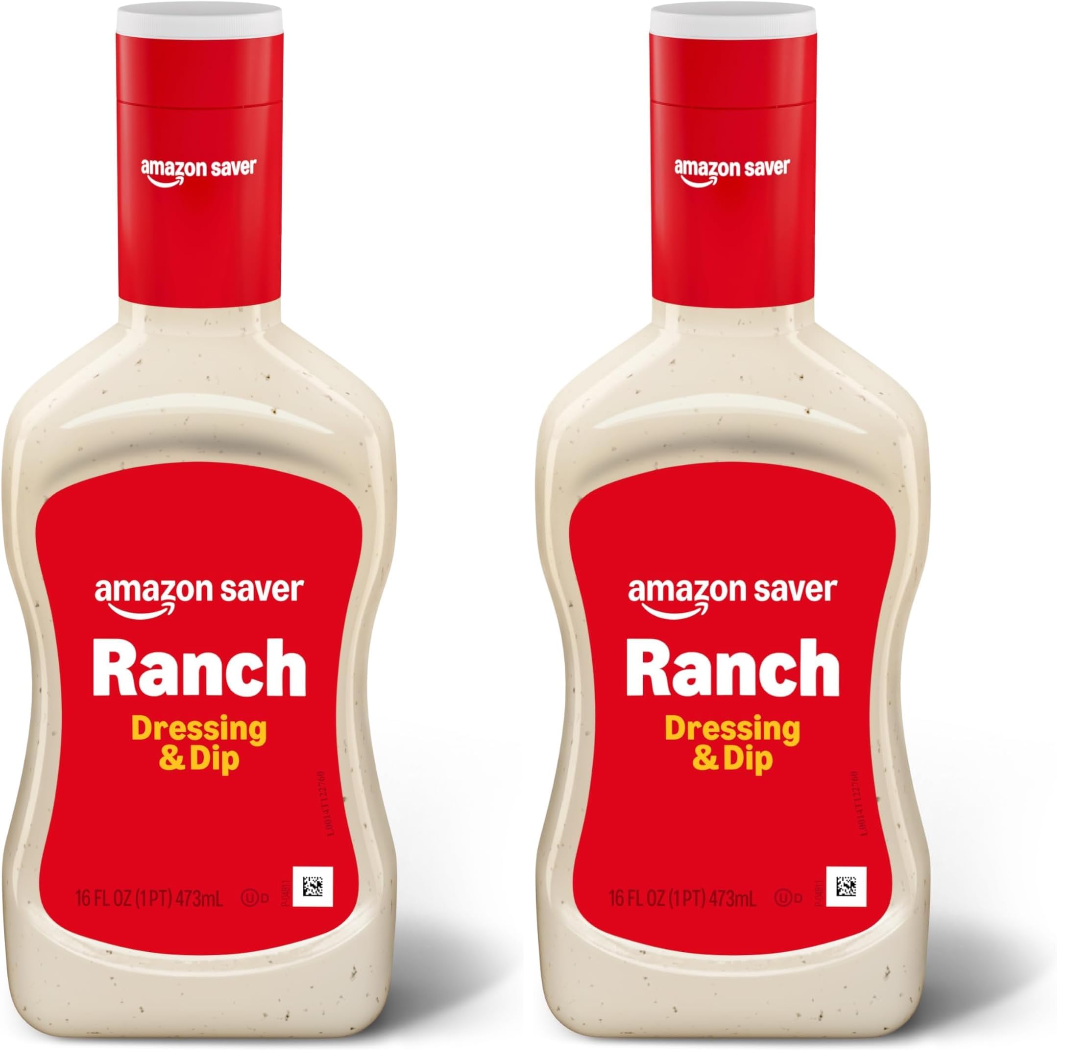 Amazon Saver, Ranch Dressing & Dip, 16 Fl Oz, Pack of 2 (Previously Happy Belly, Packaging May Vary)
