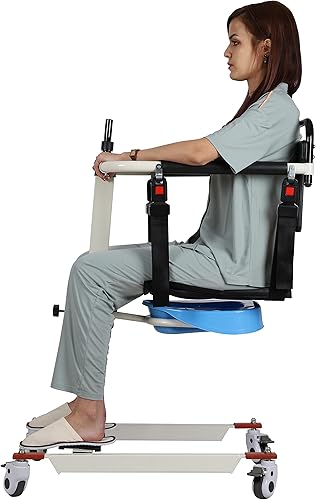 Miniatura 2 de Silla de ruedas para traslado de paciente, silla de ruedas para baño y ducha con ruedas para personas mayores con discapacidades, personas mayores