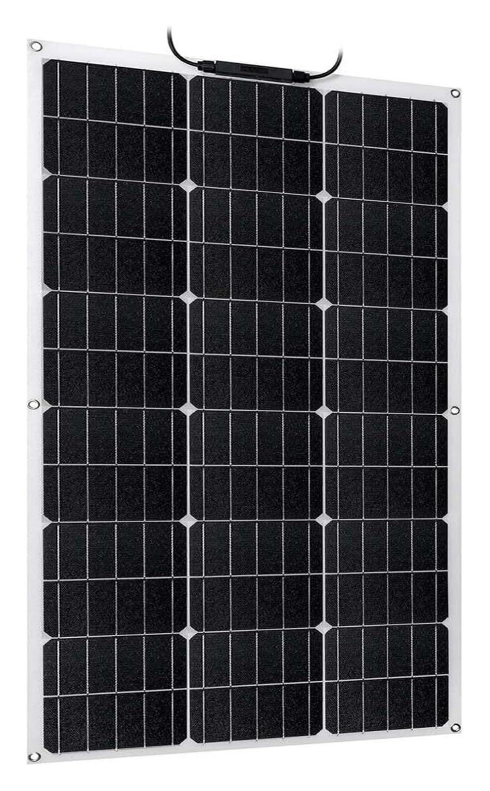 Elastyczny panel słoneczny, 18 V, monokrystaliczny, elastyczny zestaw paneli słonecznych, kompletny zestaw baterii do kampera, do kampera, ogniwa słoneczne (1000 W)