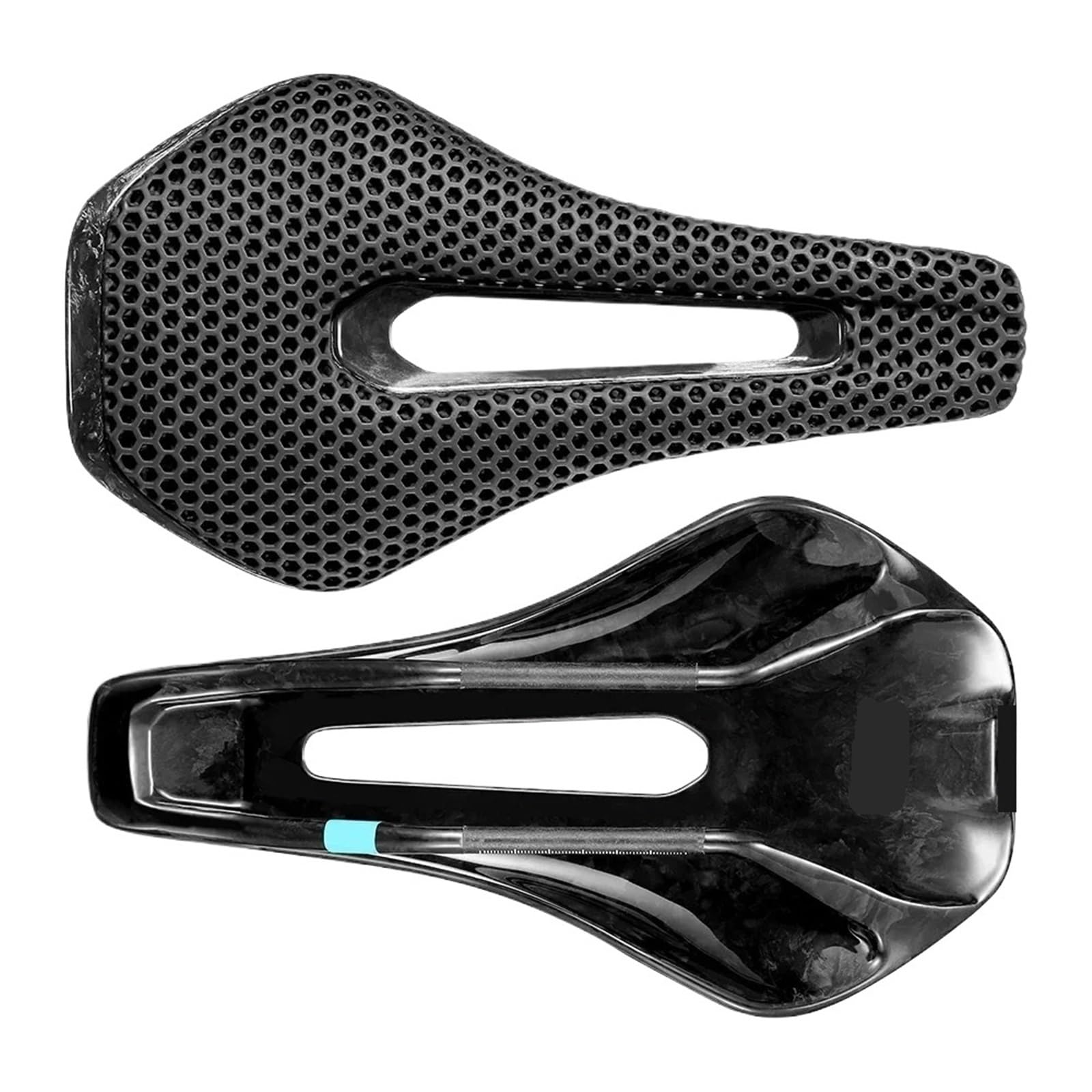 3D Printed Full Carbon Bike Saddle, 135/145/155mm Widths, Comfortable Cushion for MTB Gravel & Road Bikes/13