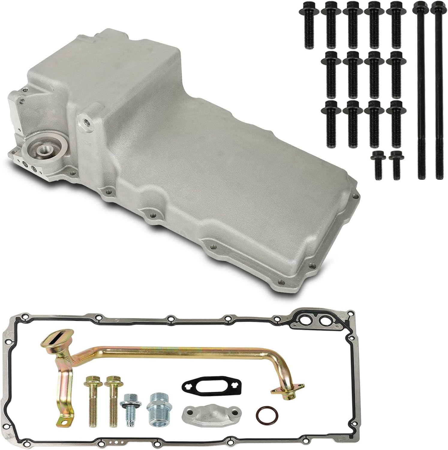 302-1 LS Swap Retrofit Aluminum Oil Pan Retrofit Kit LS1 LS2 LS3 LS6 Rear Sump Pick Up Gasket