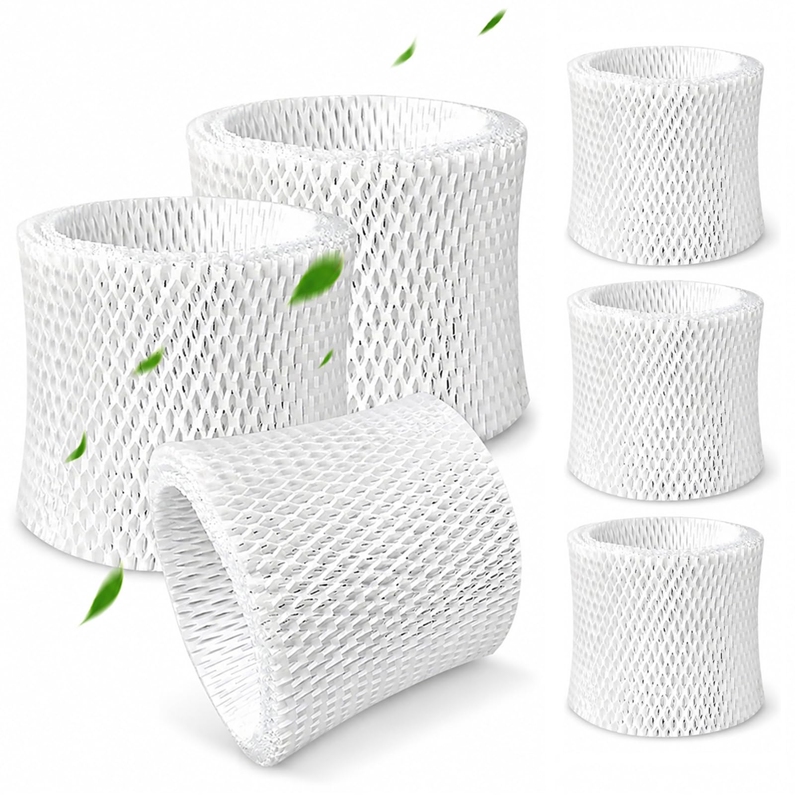 6-Pack HC-888 Humidifier Replacement Wicks Filters: for Honeywell HC-888 Fits HCM890 HCM890C HCM890-20 HCM-890 HCM-890-C HCM-890-20 Duracraft DCM200 DH890C HCM890 DH888 DH890 Idylis 157855 D88-ID