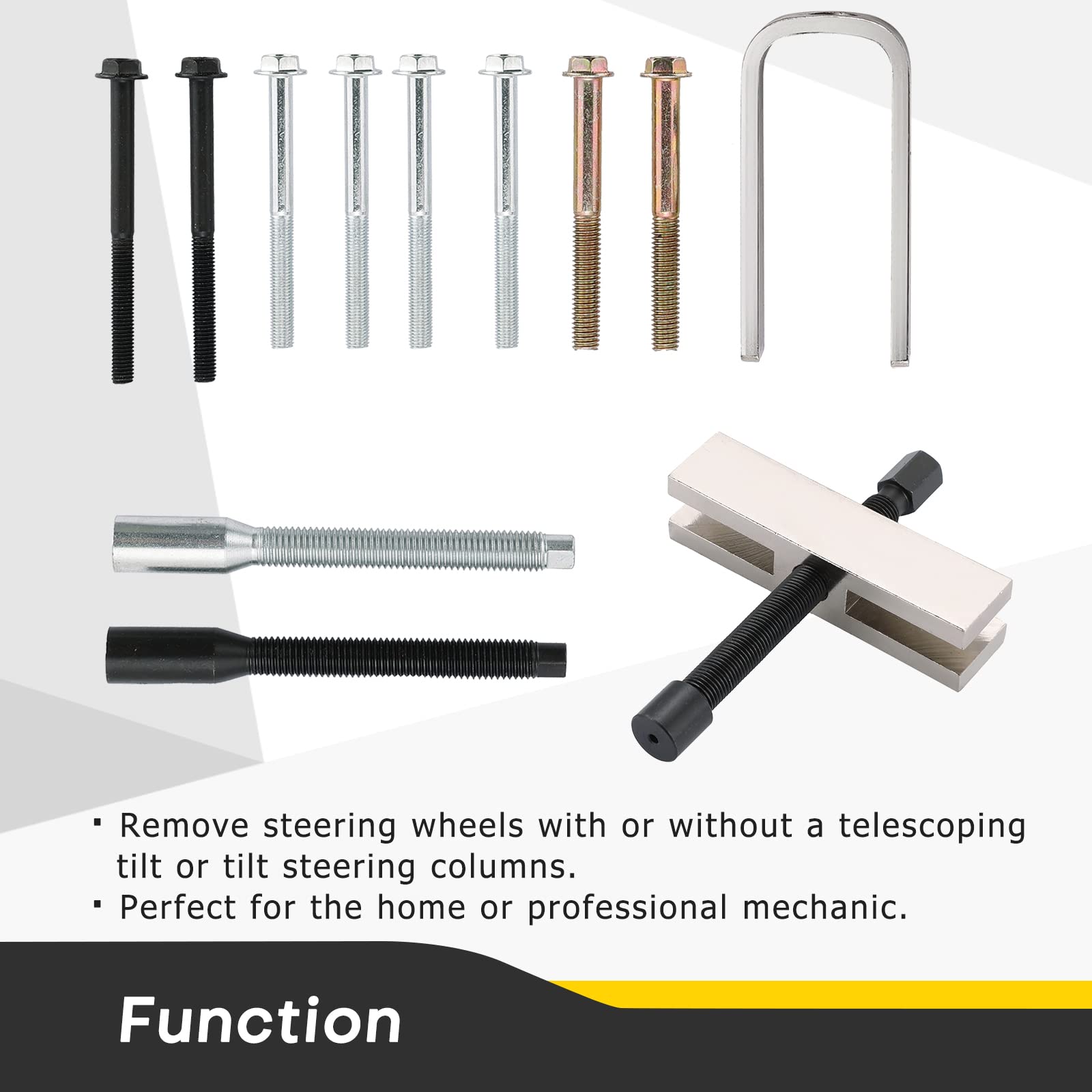 Acymner Car Steering Wheel Puller Compressor Remover Set