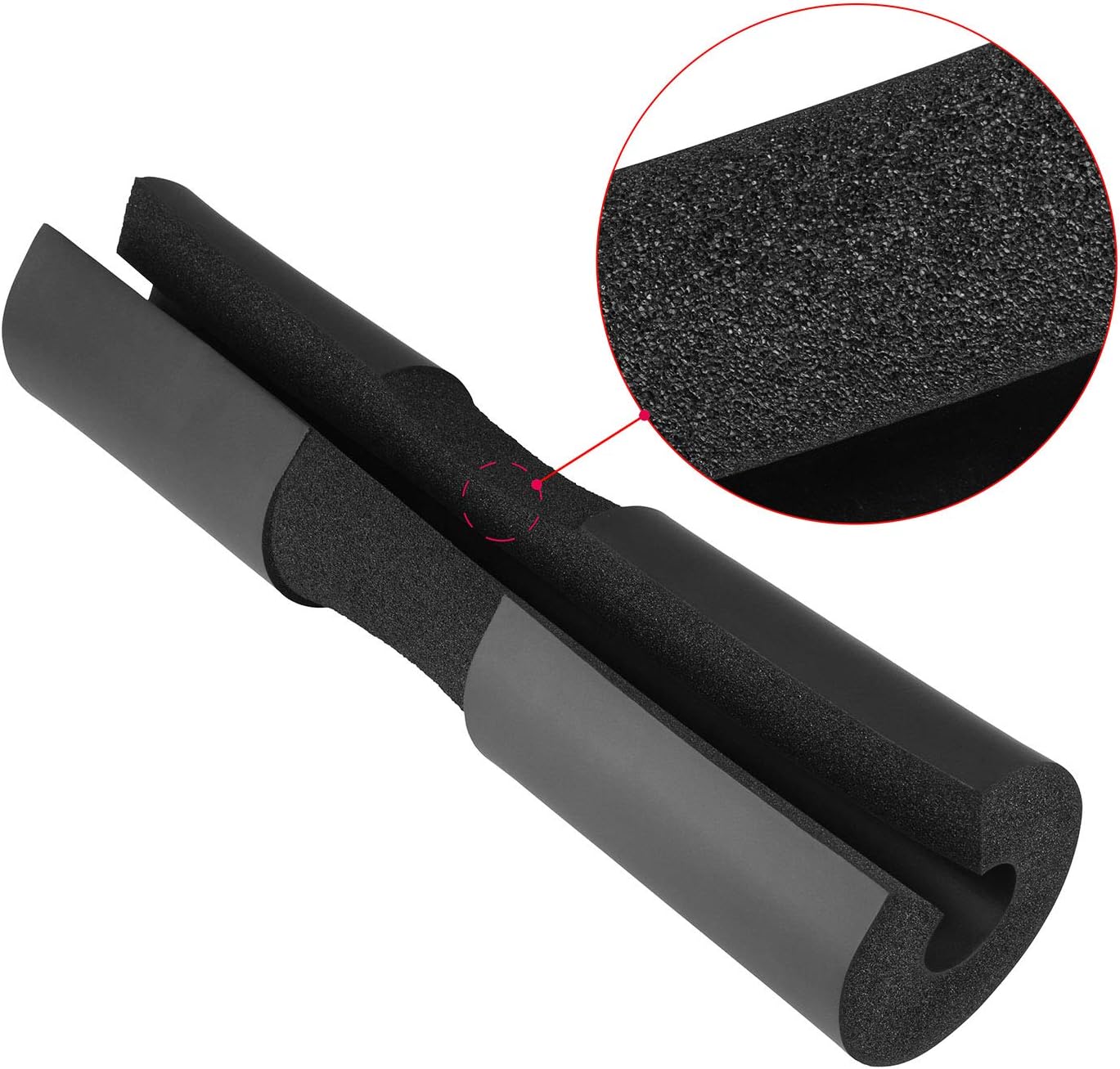 iMounTEK Universal Barbell Foam Sponge Squat Pad - Neck & Shoulder Protective Pad for Squats, Lunges, Hip Thrusts, Weight Lifting, Strength & Cross Training, Bodybuilding, Fits Standard & Olympic Bars