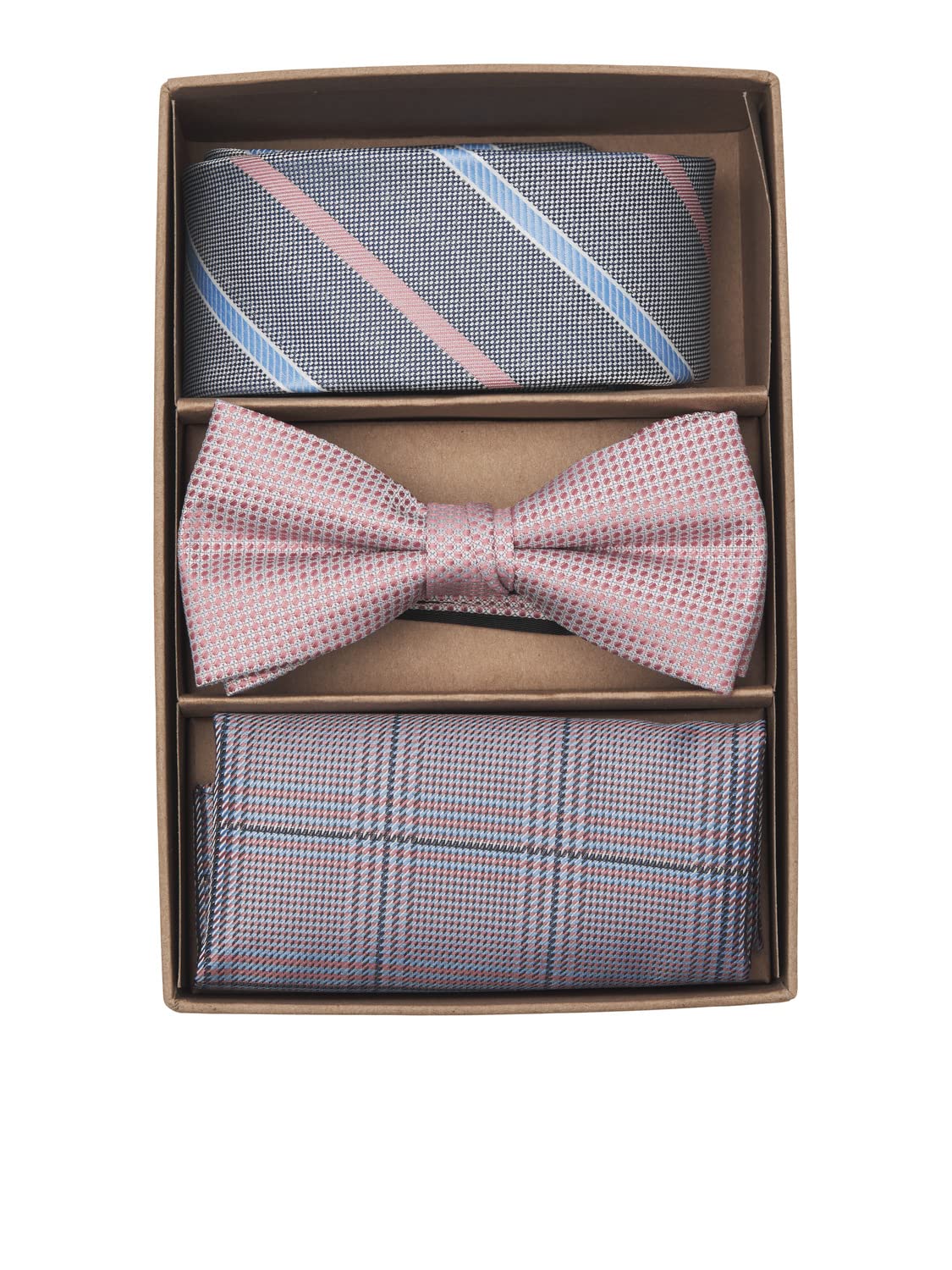 JACK & JONES Zestaw składający się z krawata i muszki Mężczyźni Jacrilo Summer Giftbox