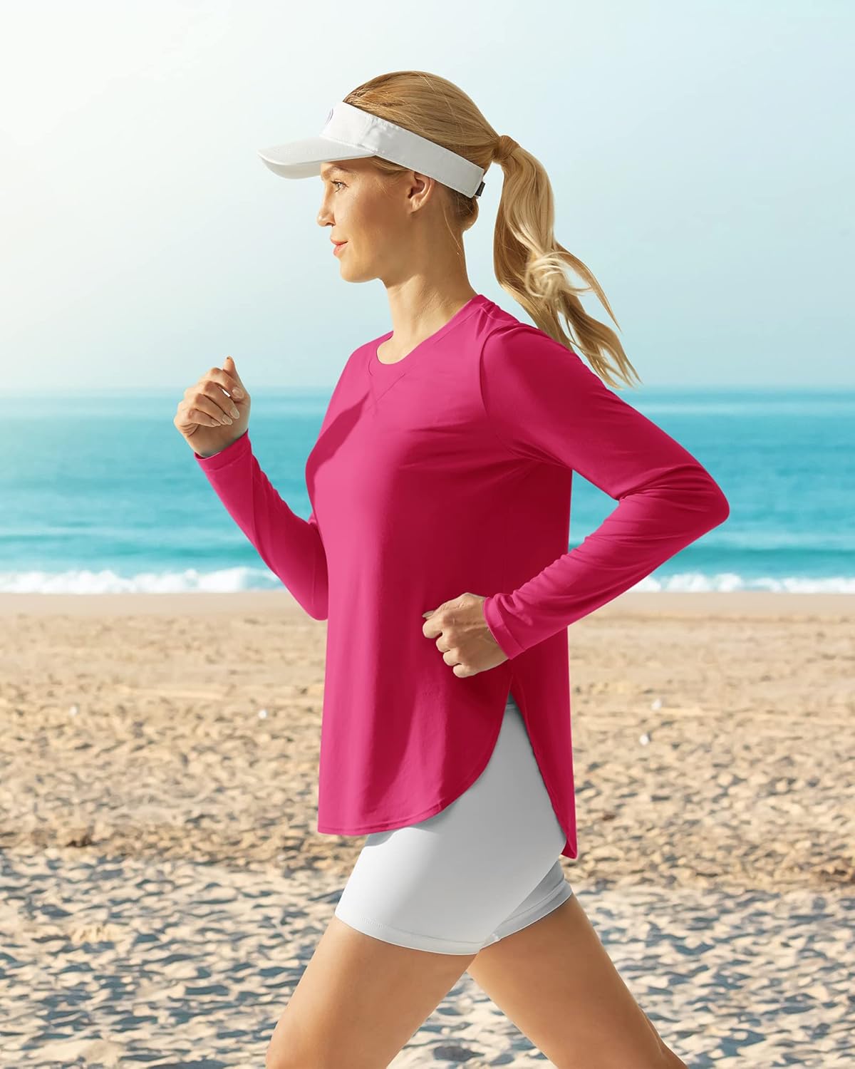 G4Free Women's UPF 50+ UV Shirts Long Sleeve Workout Sun Shirt Outdoor Gym Hiking Tops Quick Dry Lightweight - Image 2