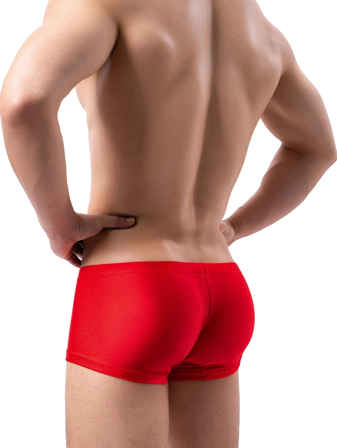 iKingsky Men's Bulge Boxer Briefs High Stretch Shorts Underwear Low Rise Trunk Under Panties for Men - Image 3