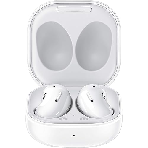 SAMSUNG Galaxy Buds-Live Active Noise-Cancelling Wireless Bluetooth 5.0 Earbuds (Mystic White)