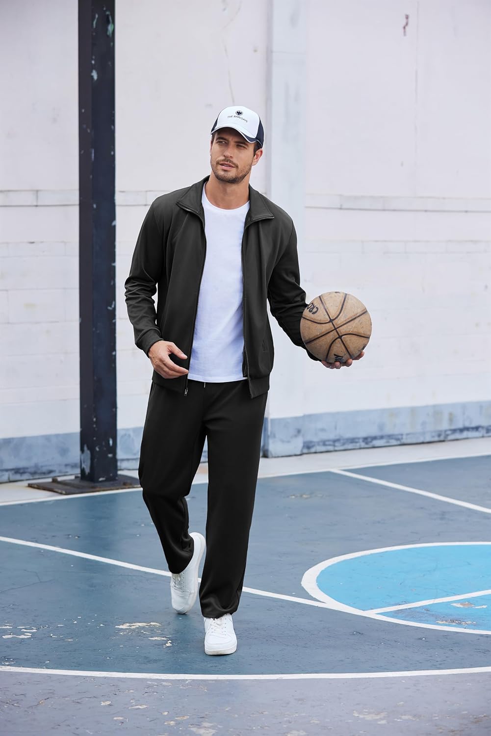 COOFANDY Men's Tracksuits Casual Sweatsuit 2 Piece Full Zip Athletic Jogging Suit Sets Sport Sweat Suit - Image 3