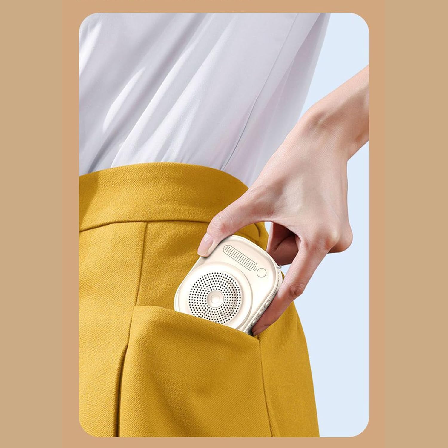 Lightweight Speakerphone with Long-Lasting Battery for Instructors, Guides & Public Speaking Multifunctional Loudspeaker for Education