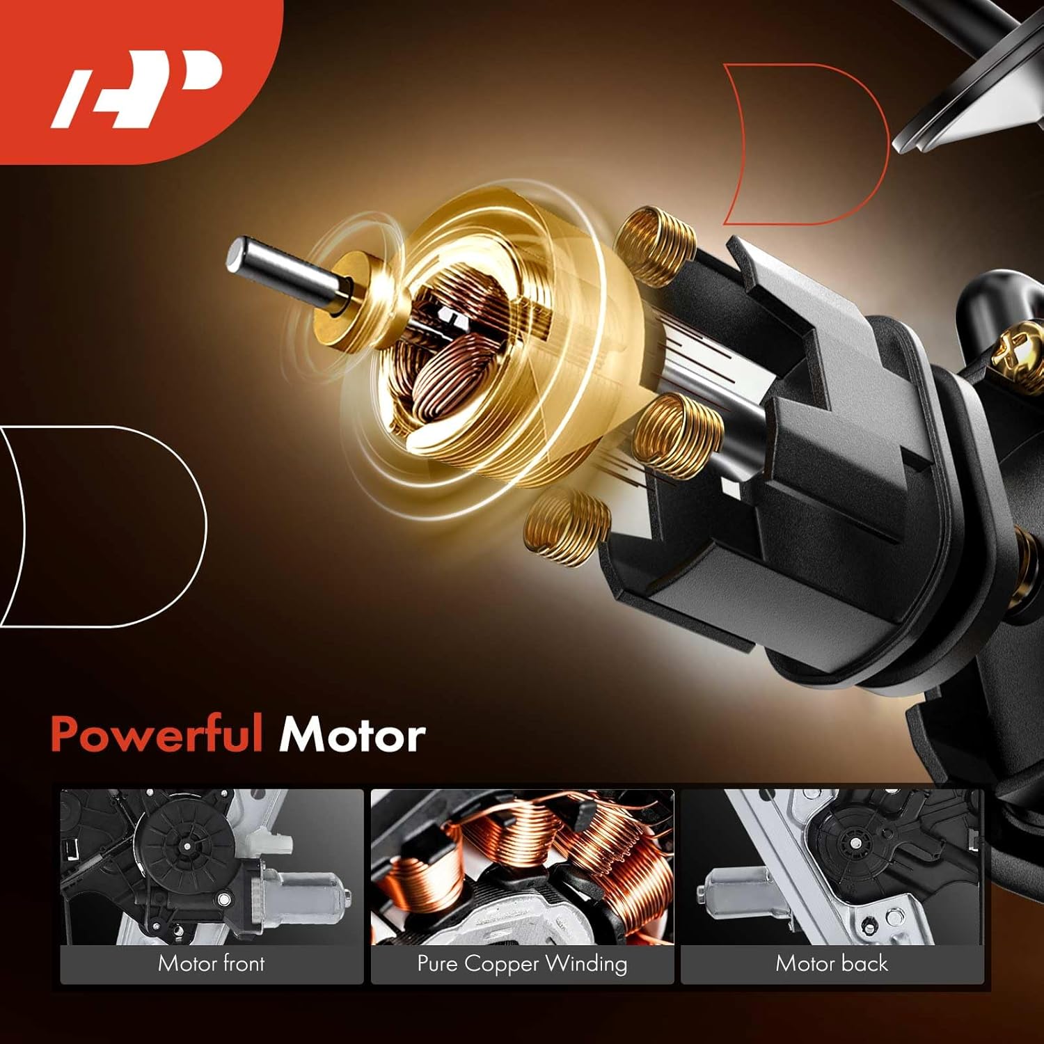 A-Premium Power Window Regulator with Motor Front Passenger Side Compatible with GMC Acadia 2017-2021 & Chevrolet Blazer 2019-2021, Front Right Passenger Side