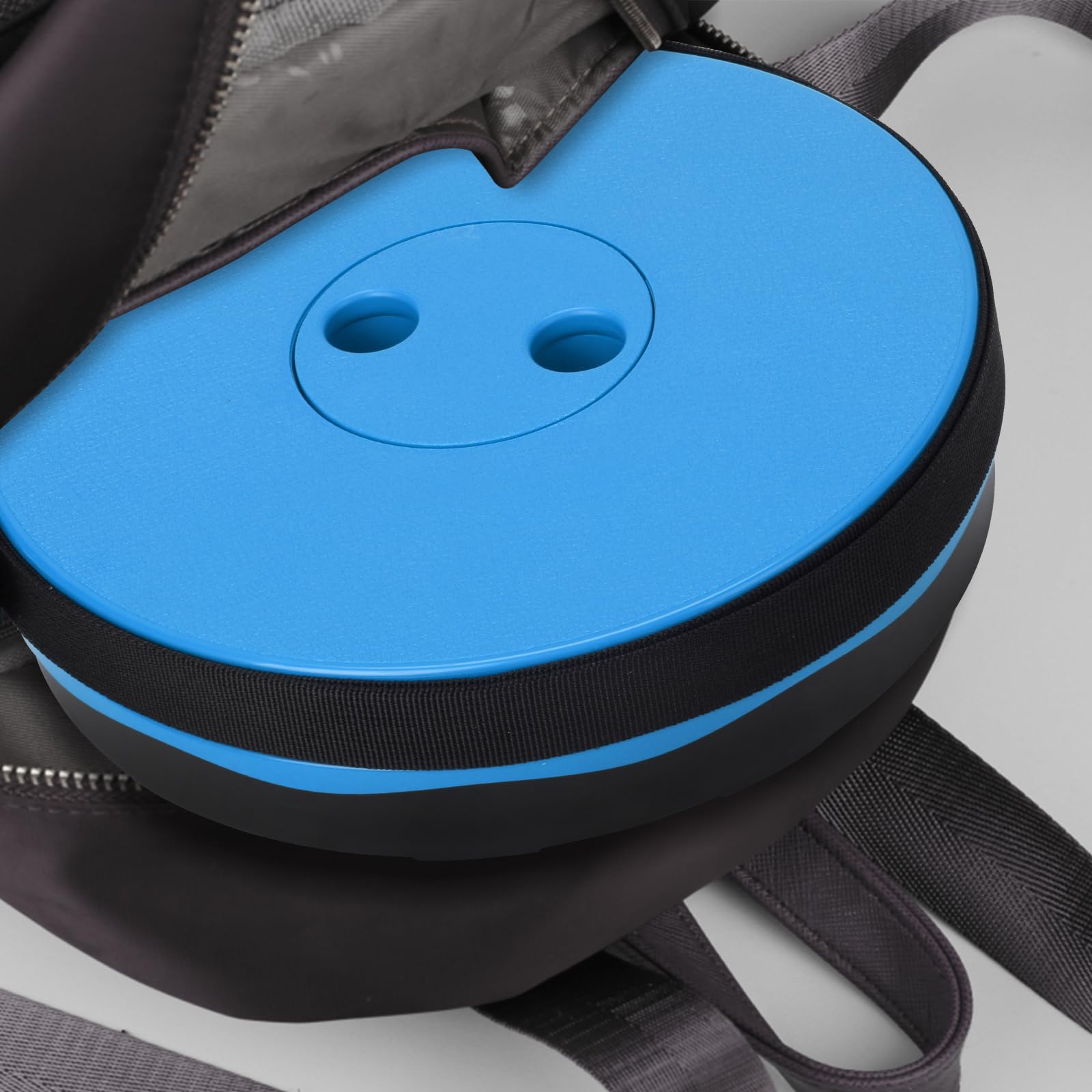 Sgabello telescopico pieghevole portatile da campeggio, regolabile in altezza e stabile, portata fino a 150 kg, compatto per esterni, giardino e viaggi, blu