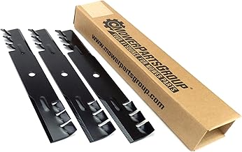 MowerPartsGroup (3) Mulching Blades for Snapper & Simplicity 48" Decks 038-4827-00, 1520843