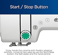 Vista 8 de Brother CE1155 Computerized Sewing Machine, 110 Built-in Stitches, LCD Display, 7 Included Feet