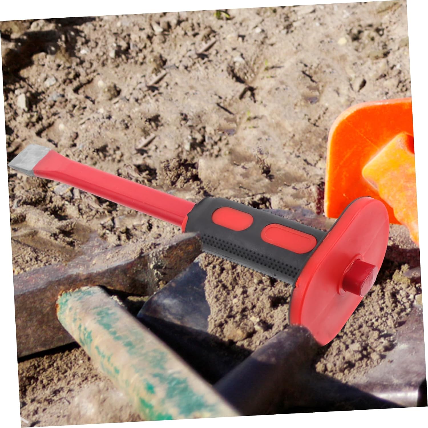1pcs Construction Tool Flat Chisel Masonry Tools Handguard Chisel for Demolishing Carving