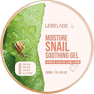 LEBELAGE Snail Gel calmante de 10.14 onzas lí...