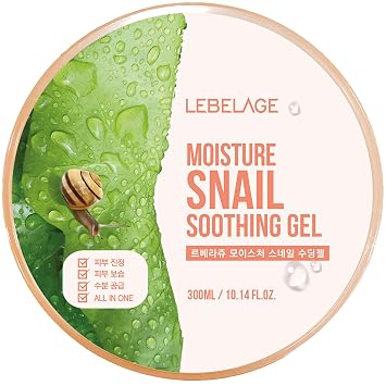 LEBELAGE Soothing Gel 10.14 fl oz | Lightweight Moisture Gel with Honey Extract | Fast-Absorbing Face & Body Gel for Daily Skincare Routine Snail