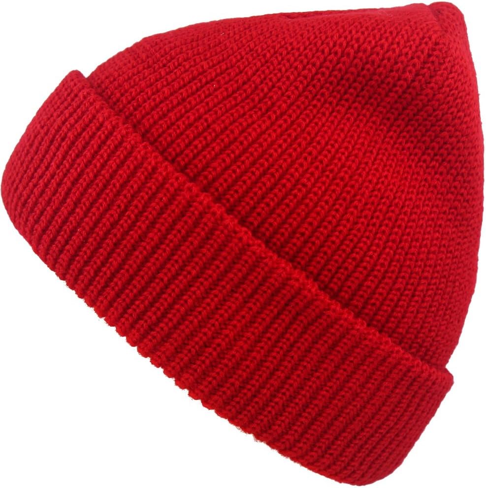Slouchy Beanie Hats Winter Knitted Caps Soft Warm Ski Hat Unisex