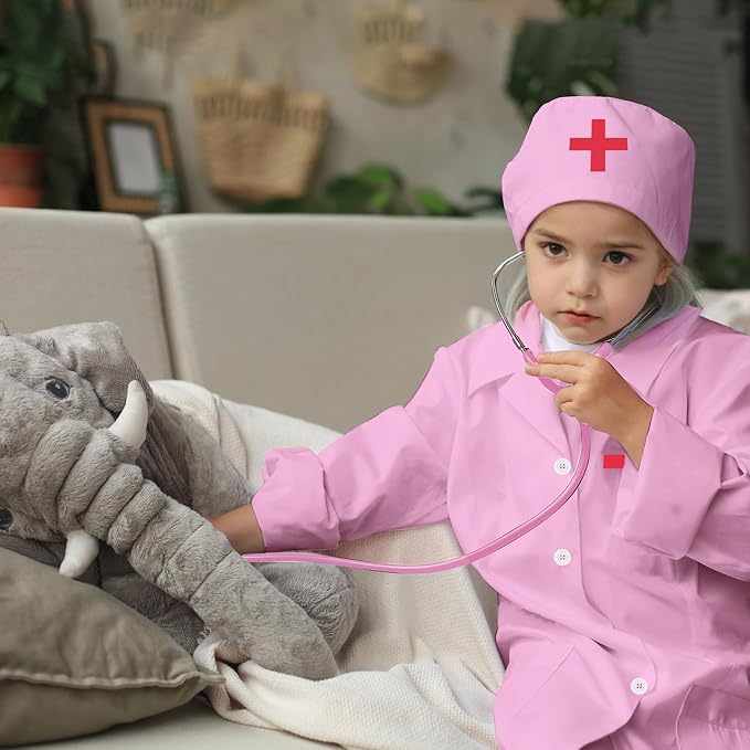 Disfraz Infantil Completo de Médico con Estetoscopio 4P miniatura 5