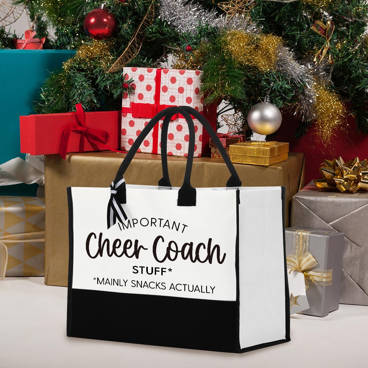 Cheer Coach Bag Swim Coach Tote Bags Christmas Birthday Gift for Women