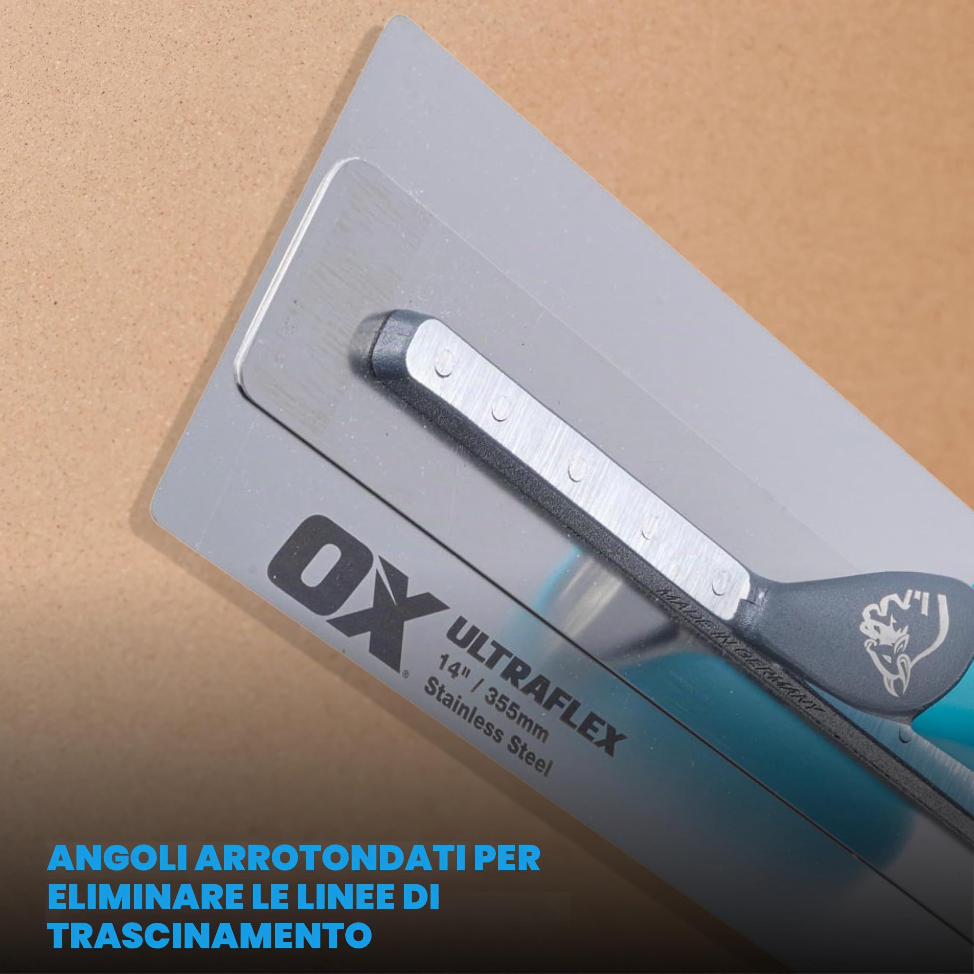 OX Pro UltraFlex Finishing Trowel 16in / 405 x 110 mm