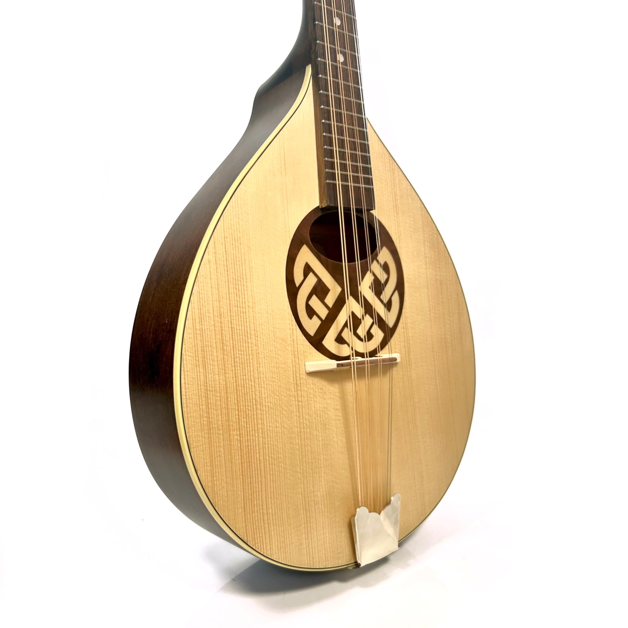 The Dannan Celtic Mandola with Gig Bag - Tenor Mandola with Celtic Knot inlaid Scratch Plate