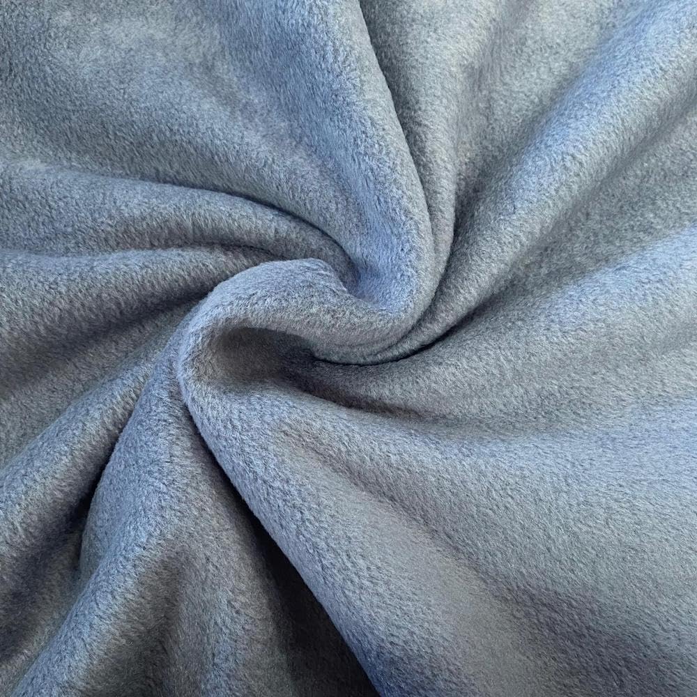 Antipil Plain Fleece 60" Wide 150cm - (Per Metre) (Grey)