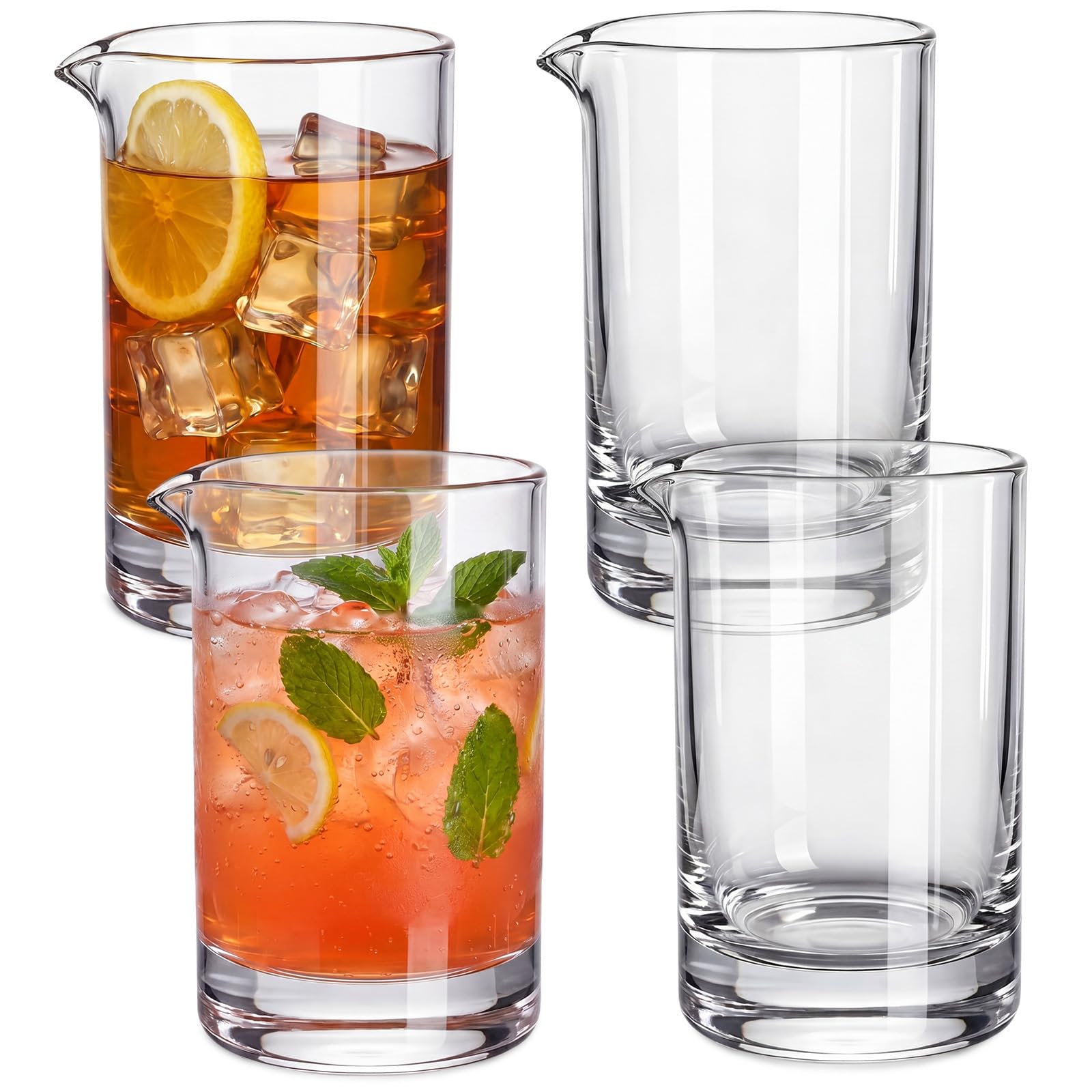 Photo 1 of Hushee 4 Pcs Cocktail Mixing Glass 18oz