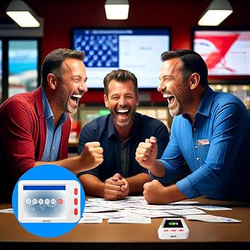 Lottery Ball Machine, AI Algorithm Probability Picker Device, Lotto Number Generator, Lottery Number Picker for Powerball and Various Other Lottery Games