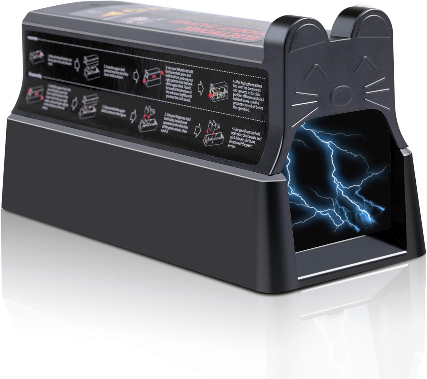 Airmall Electronic Rat Trap, High Voltage Electric Shock (Batteries or