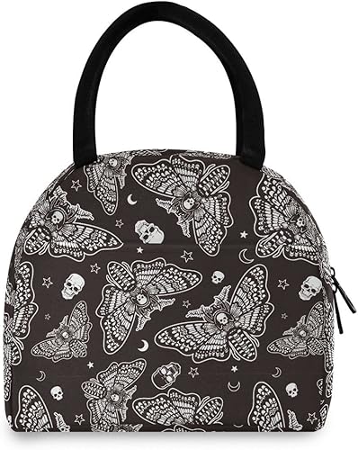 Miniatura 7 de MNSRUU Bolsa de almuerzo para mujeres y hombres, esotérica, portátil, aislada, reutilizable, térmica, bolsa de almuerzo para adultos, trabajo con asa