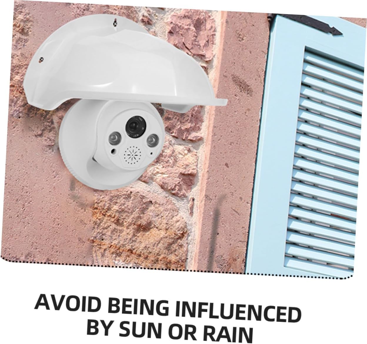 Vaguelly 3pcs Security Camera Cover Outdoor Weatherproof Camera Enclosure Sun Viewing Window Sturdy Material