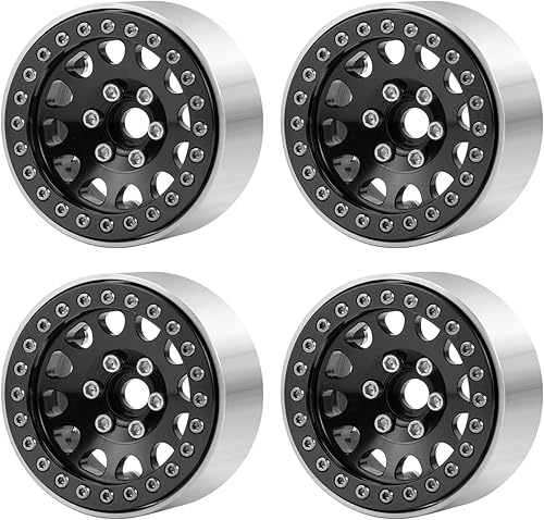 Miniatura 8 de RCLIONS Aluminio 1.9 Beadlock Ruedas Llantas para Axial SCX10 II AXI03007 TRX4 Gen8 Gen7 1/10th RC Crawler Car Upgrade Parts